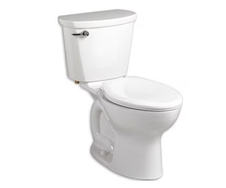 Cadet Pro Elongated 1.6 Gpf Toilet In Wh, 1.6 gpf, Cadet Flushing System, Floor Mount, Elongated
